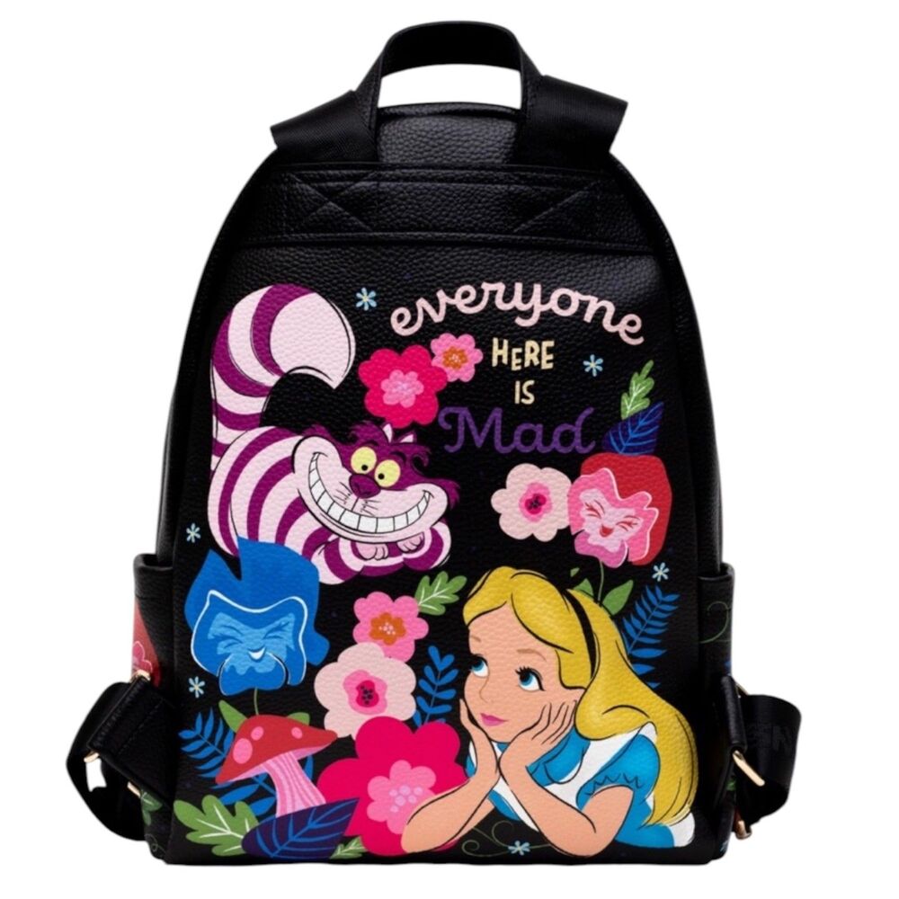 Disney Wondapop Alice In Wonderland Backpack  12” New W/ Tags Cheshire Cat